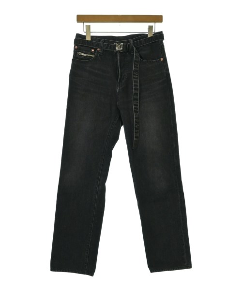 sacai（サカイ）デニムパンツ 黒 サイズ:0(XS位) メンズ/2200710936042