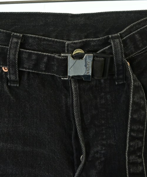 sacai（サカイ）デニムパンツ 黒 サイズ:0(XS位) メンズ/2200710936042