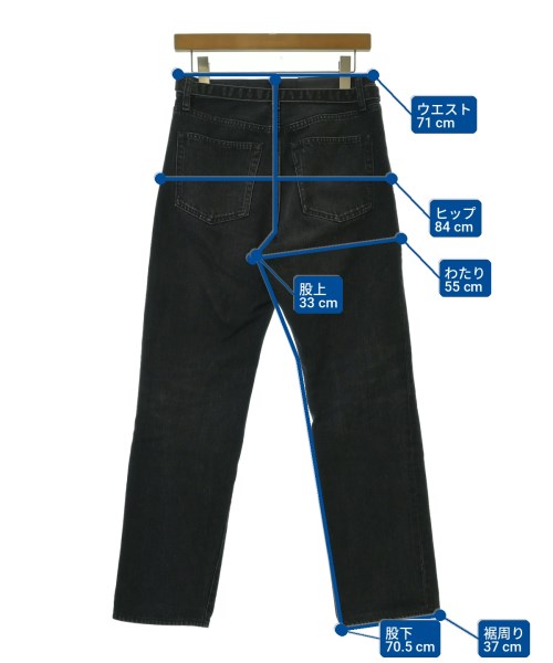 sacai（サカイ）デニムパンツ 黒 サイズ:0(XS位) メンズ/2200710936042