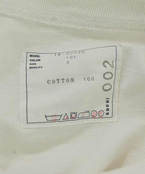 sacai（サカイ）Tシャツ・カットソー 白 サイズ:2(M位) メンズ/2200711428010