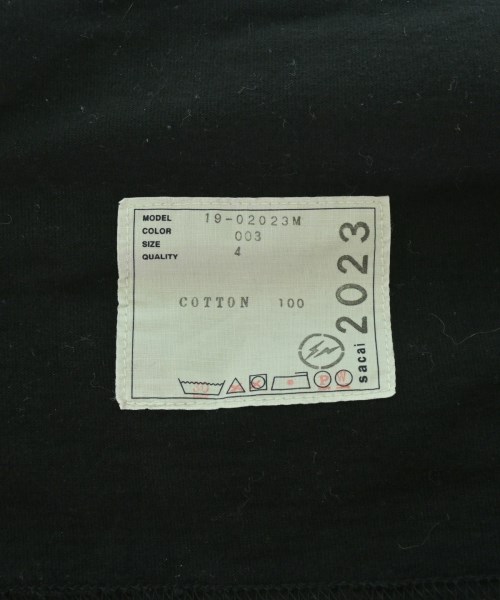 sacai（サカイ）Tシャツ・カットソー 黒 サイズ:4(XL位) メンズ/2200712680035
