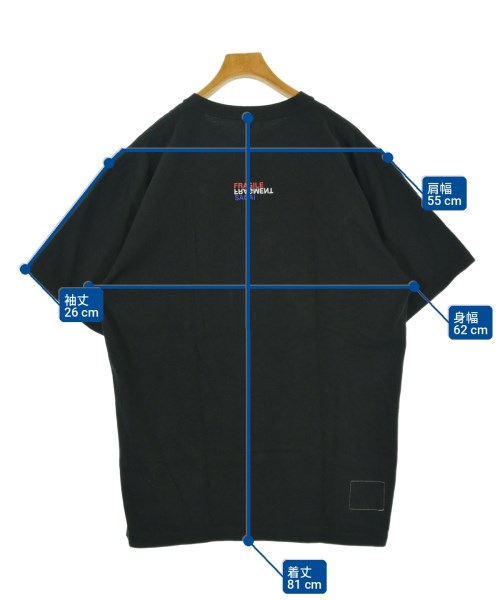 sacai（サカイ）Tシャツ・カットソー 黒 サイズ:4(XL位) メンズ/2200712680035