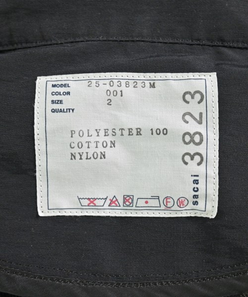 sacai（サカイ）その他 黒 サイズ:2(M位) メンズ/2200712764056