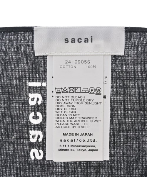 sacai（サカイ）小物類（その他） 黒 サイズ:- メンズ/2200713218060