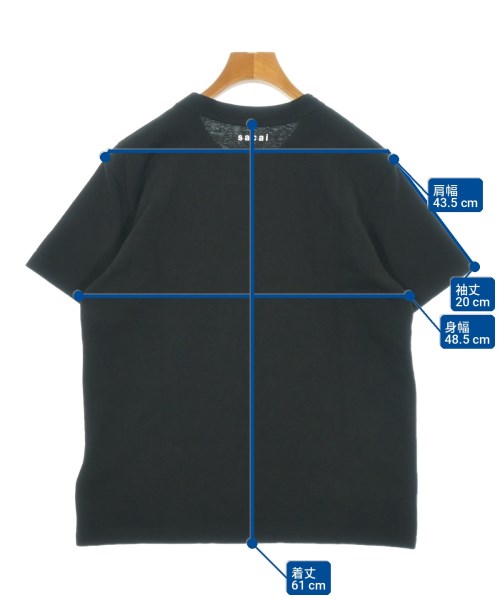 sacai（サカイ）Tシャツ・カットソー 黒 サイズ:1(S位) メンズ/2200714189062
