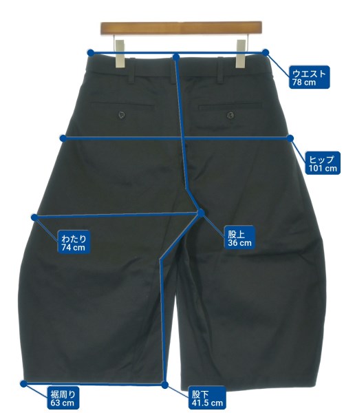 sacai（サカイ）ショートパンツ 黒 サイズ:1(S位) メンズ/2200714694016