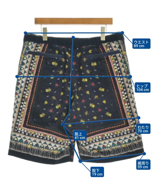 sacai（サカイ）ショートパンツ 紺 サイズ:3(L位) メンズ/2200715566015