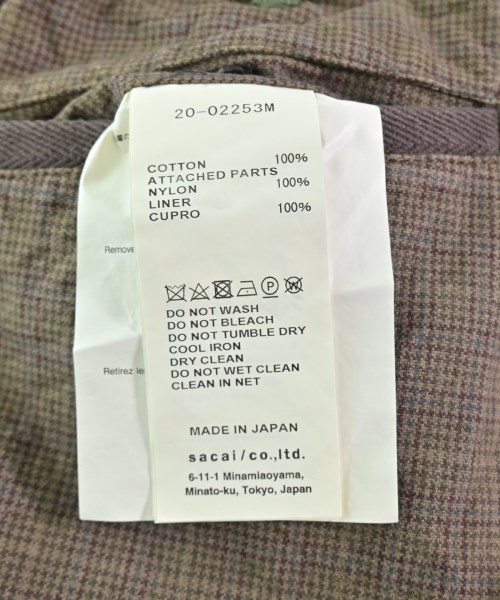 sacai（サカイ）その他 茶 サイズ:2(M位) メンズ/2200714426082