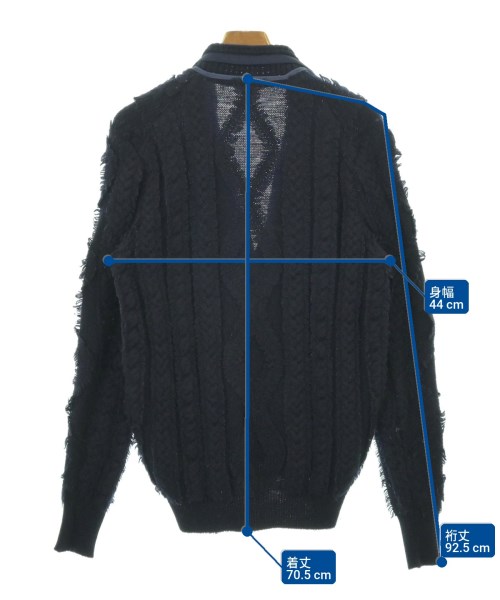 sacai（サカイ）カーディガン 紺 サイズ:1(S位) メンズ/2200717959044