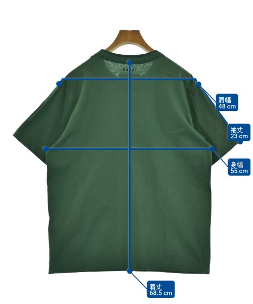 sacai（サカイ）Tシャツ・カットソー 緑 サイズ:3(L位) メンズ/2200718029012