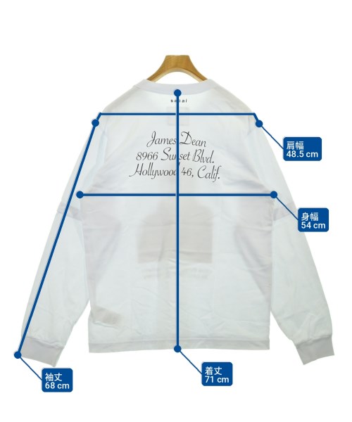 sacai（サカイ）Tシャツ・カットソー 白 サイズ:4(XL位) メンズ/2200718501099