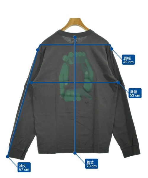 sacai（サカイ）Tシャツ・カットソー グレー サイズ:4(XL位) メンズ/2200718501129