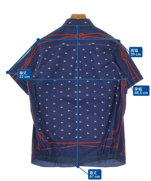 sacai（サカイ）カジュアルシャツ 紺 サイズ:1(S位) メンズ/2200631891123