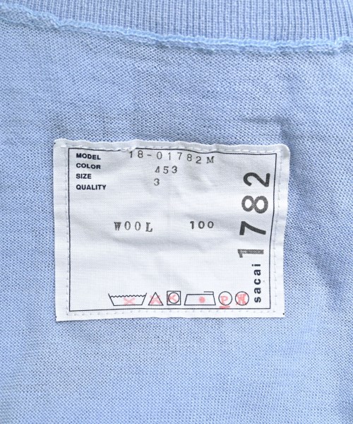 sacai（サカイ）ニット・セーター 青 サイズ:3(L位) メンズ/2200631891246