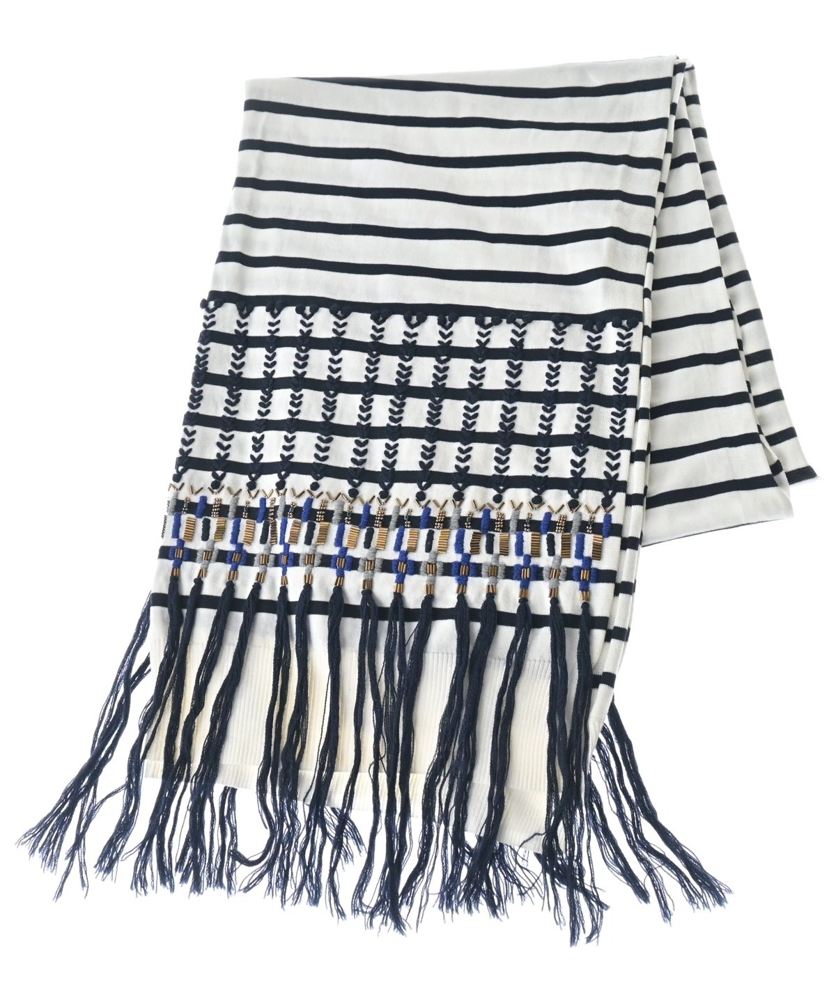 sacaiメンズ ストール　マフラー/セール中 sacai（サカイ）マフラー 白 サイズ:- メンズ/2200631891406 |【公式