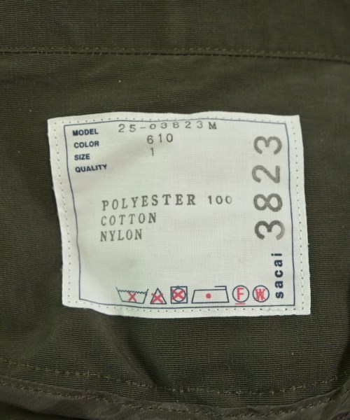 sacai（サカイ）カジュアルシャツ 茶 サイズ:1(S位) メンズ/2200645371017