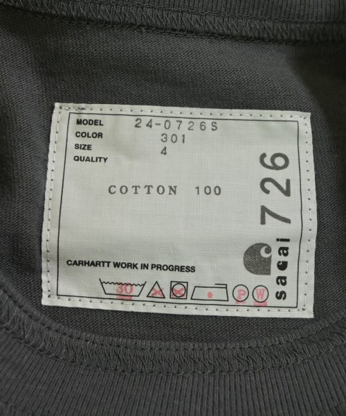 sacai（サカイ）Tシャツ・カットソー グレー サイズ:4(XL位) メンズ/2200645736014