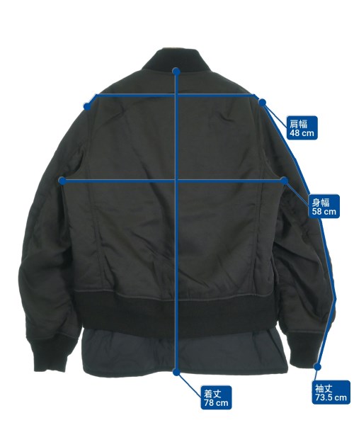 sacai（サカイ）ミリタリーブルゾン 黒 サイズ:2(M位) メンズ/2200646027012