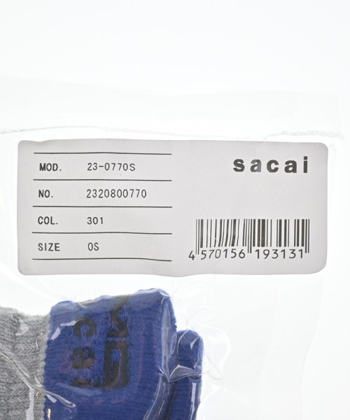 sacai（サカイ）小物類（その他） グレー サイズ:ONE メンズ/2200646121062