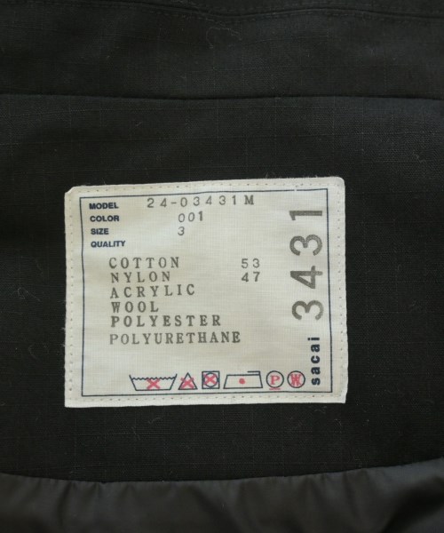 sacai（サカイ）その他 黒 サイズ:3(L位) メンズ/2200646128023