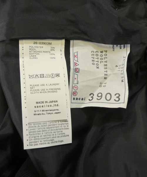 sacai（サカイ）その他 黒 サイズ:4(XL位) メンズ/2200646247014