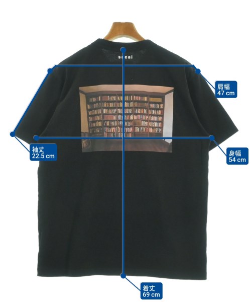 sacai（サカイ）Tシャツ・カットソー 黒 サイズ:4(XL位) メンズ/2200646247021