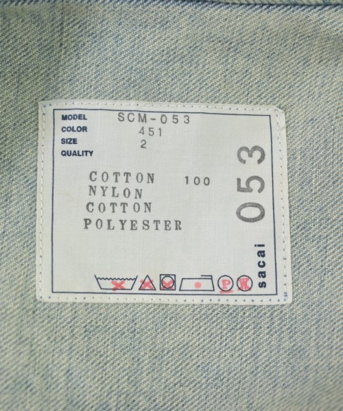 sacai（サカイ）ブルゾン 青 サイズ:2(M位) メンズ/2200645516029