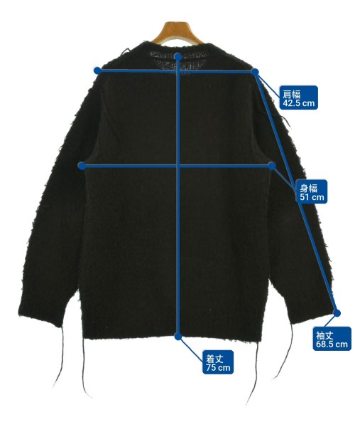 sacai（サカイ）ニット・セーター 黒 サイズ:1(S位) メンズ/2200645516043