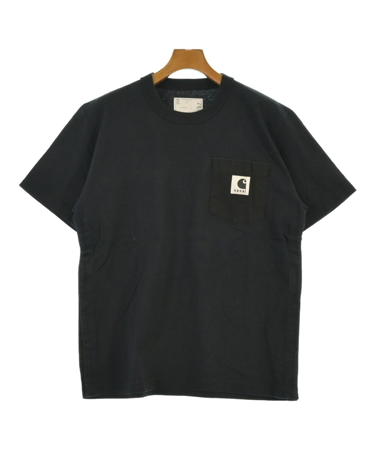 sacai（サカイ）Tシャツ・カットソー 黒 サイズ:4(XL位) メンズ