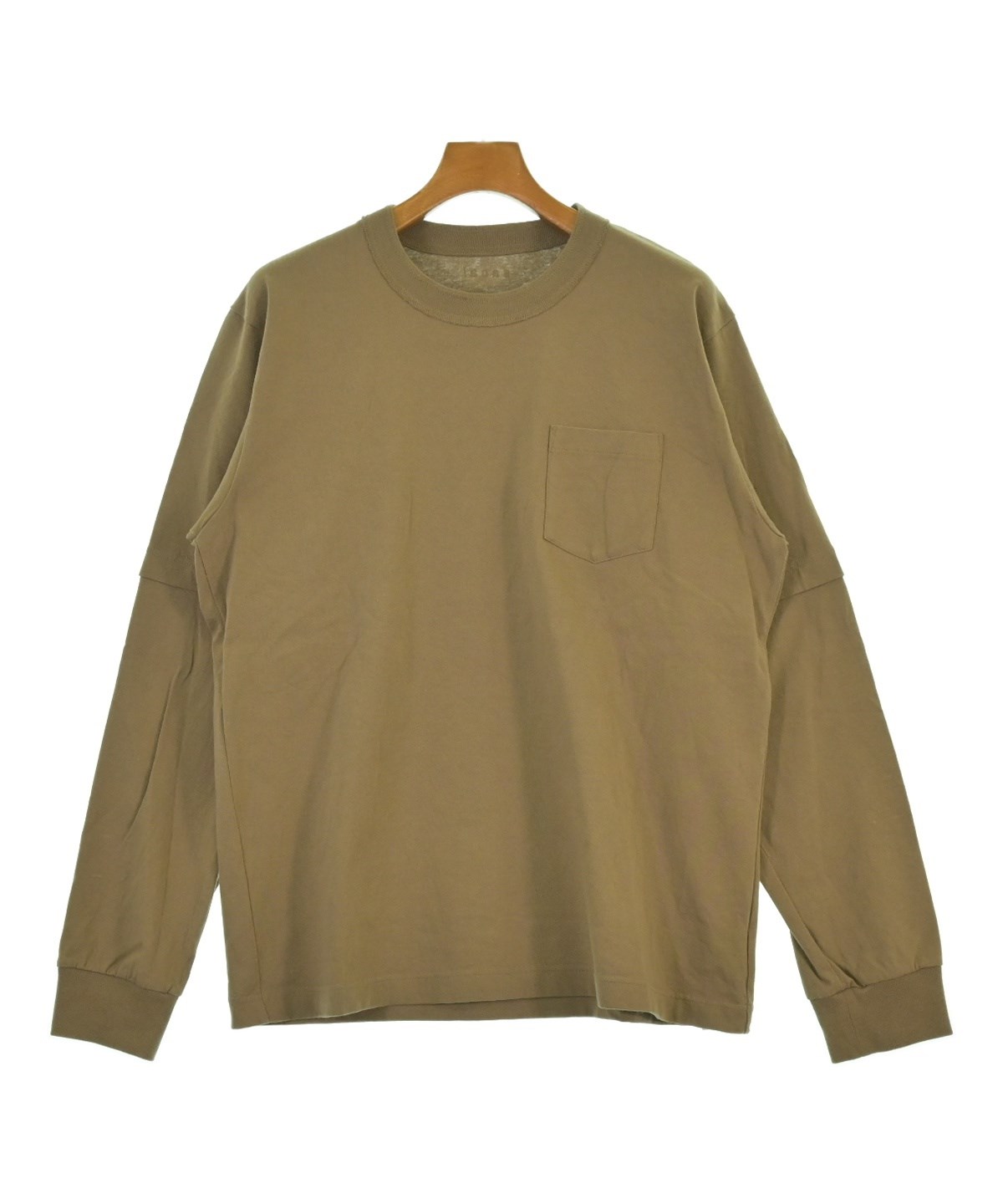 sacai（サカイ）Tシャツ・カットソー 茶 サイズ:4(XL位) メンズ
