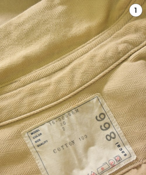 sacai（サカイ）カジュアルシャツ ベージュ サイズ:2(M位) メンズ/2200646939018