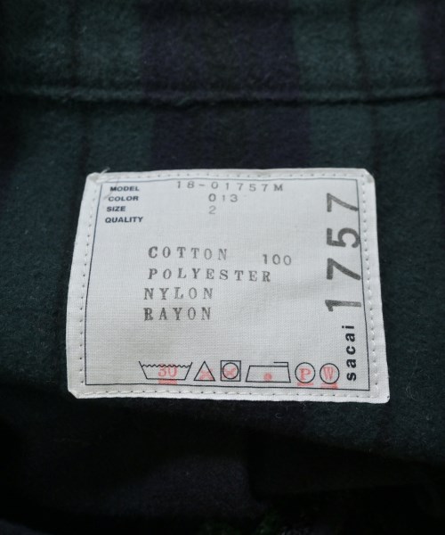 sacai（サカイ）カジュアルシャツ 紺 サイズ:2(M位) メンズ/2200647907122