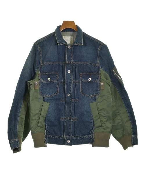 sacai(サカイ)デニムジャケット 紺 サイズ:2(M位)/2200649440054