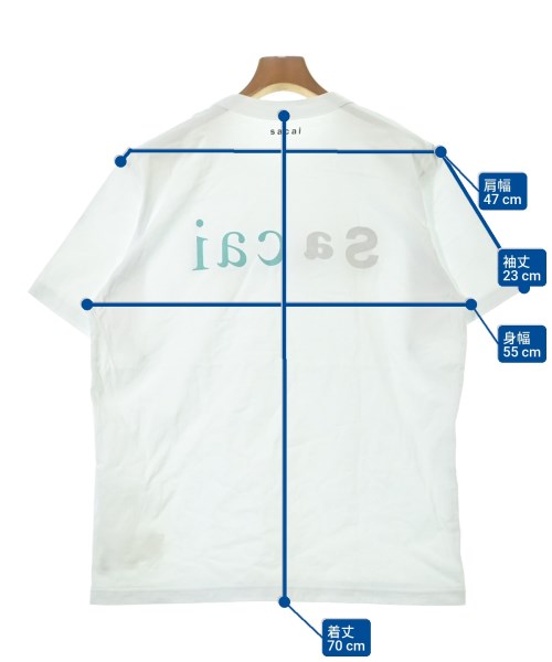 sacai（サカイ）Tシャツ・カットソー 白 サイズ:4(XL位) メンズ/2200649519064