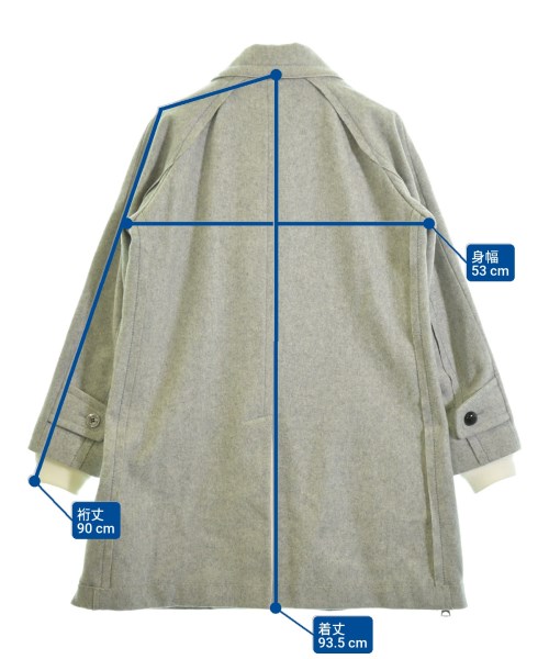 sacai（サカイ）コート グレー サイズ:1(S位) メンズ/2200649827138