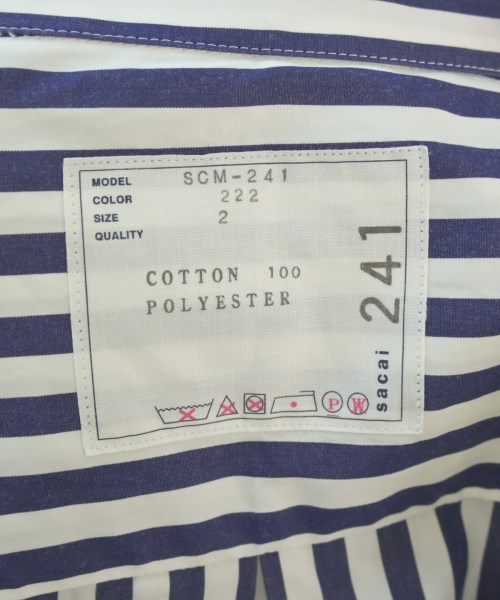 sacai（サカイ）カジュアルシャツ 白 サイズ:2(M位) メンズ/2200650007093