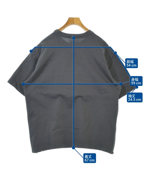 sacai（サカイ）Tシャツ・カットソー グレー サイズ:3(L位) メンズ/2200650033023