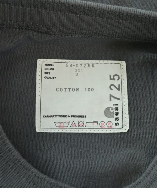 sacai（サカイ）Tシャツ・カットソー グレー サイズ:3(L位) メンズ/2200650033030