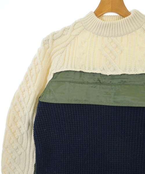 sacai（サカイ）ニット・セーター 白 サイズ:1(S位) メンズ/2200650751033