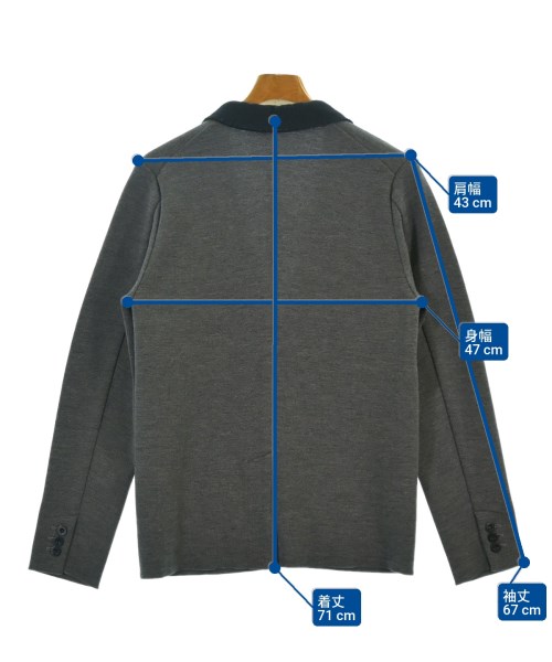 sacai（サカイ）カジュアルジャケット グレー サイズ:1(S位) メンズ/2200639311081