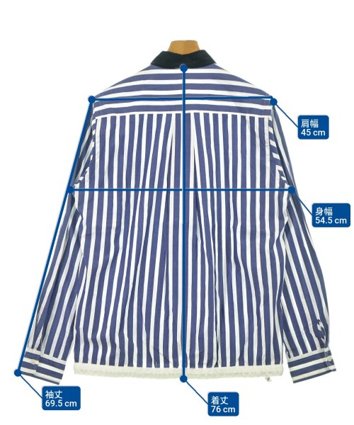 sacai（サカイ）カジュアルシャツ 紺 サイズ:4(XL位) メンズ/2200652014037