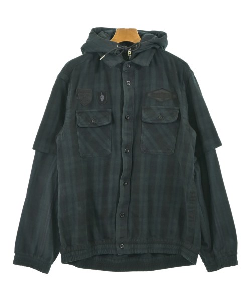 sacai(サカイ)カジュアルシャツ 緑 サイズ:2(M位)/2200650852037