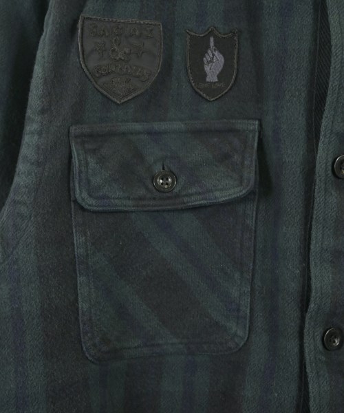 sacai（サカイ）カジュアルシャツ 緑 サイズ:2(M位) メンズ/2200650852037