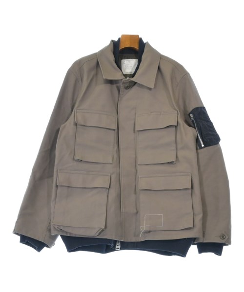 sacai(サカイ)ミリタリーブルゾン 茶 サイズ:3(L位)/2200651498012
