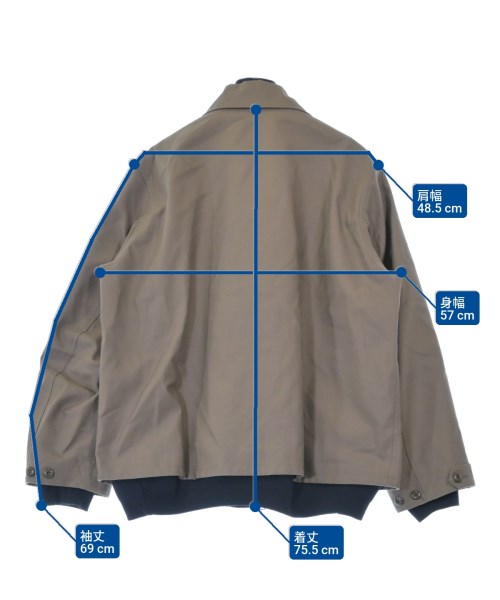 sacai（サカイ）ミリタリーブルゾン 茶 サイズ:3(L位) メンズ/2200651498012