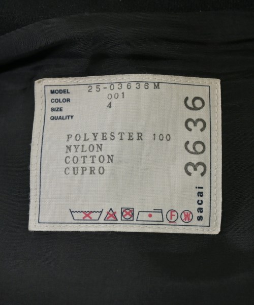 sacai（サカイ）その他 黒 サイズ:4(XL位) メンズ/2200651498043