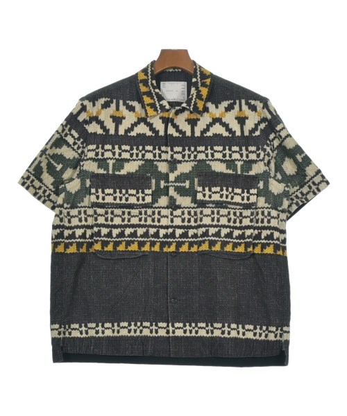 sacai(サカイ)カジュアルシャツ 紺 サイズ:2(M位)/2200651498050