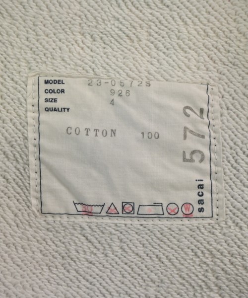 sacai（サカイ）スウェット 茶 サイズ:2(M位) メンズ/2200651498067