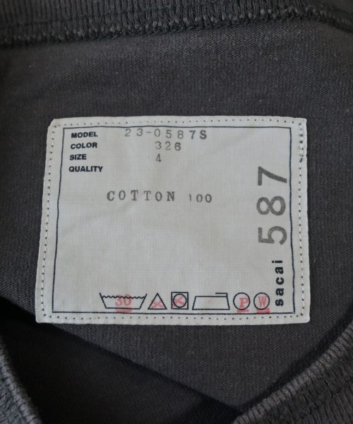 sacai（サカイ）Tシャツ・カットソー グレー サイズ:4(XL位) メンズ/2200651498104