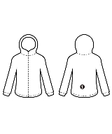 sacai（サカイ）パーカー 黒 サイズ:1(S位) メンズ/2200652648010